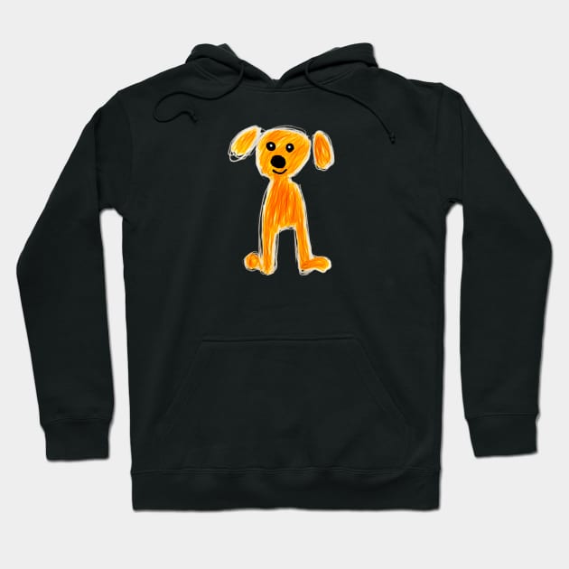 Crayon Puppy #1 Hoodie by Butterfly Venom